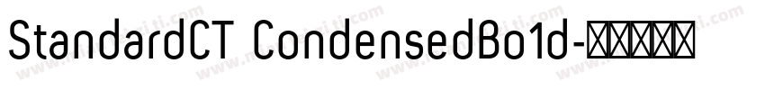 StandardCT CondensedBo1d字体转换